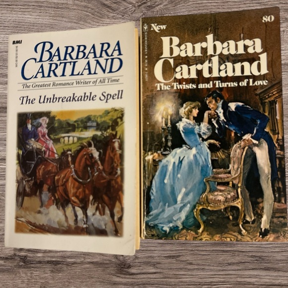 Vintage wholesome modest old fashioned romance paperbacks by Barbara Cartland - Picture 1 of 6